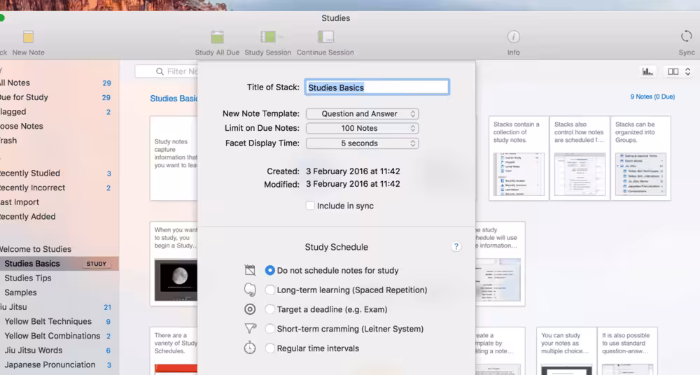 Studies macOS Studies macOS