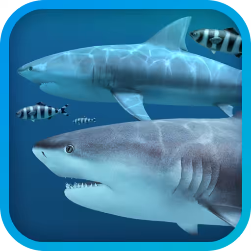 Sharks 3D Logo