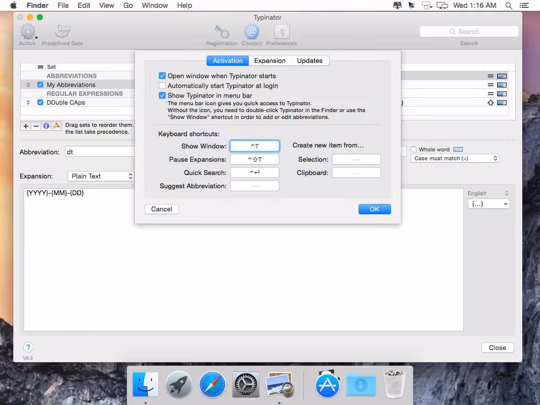 Typinator macOS Typinator macOS
