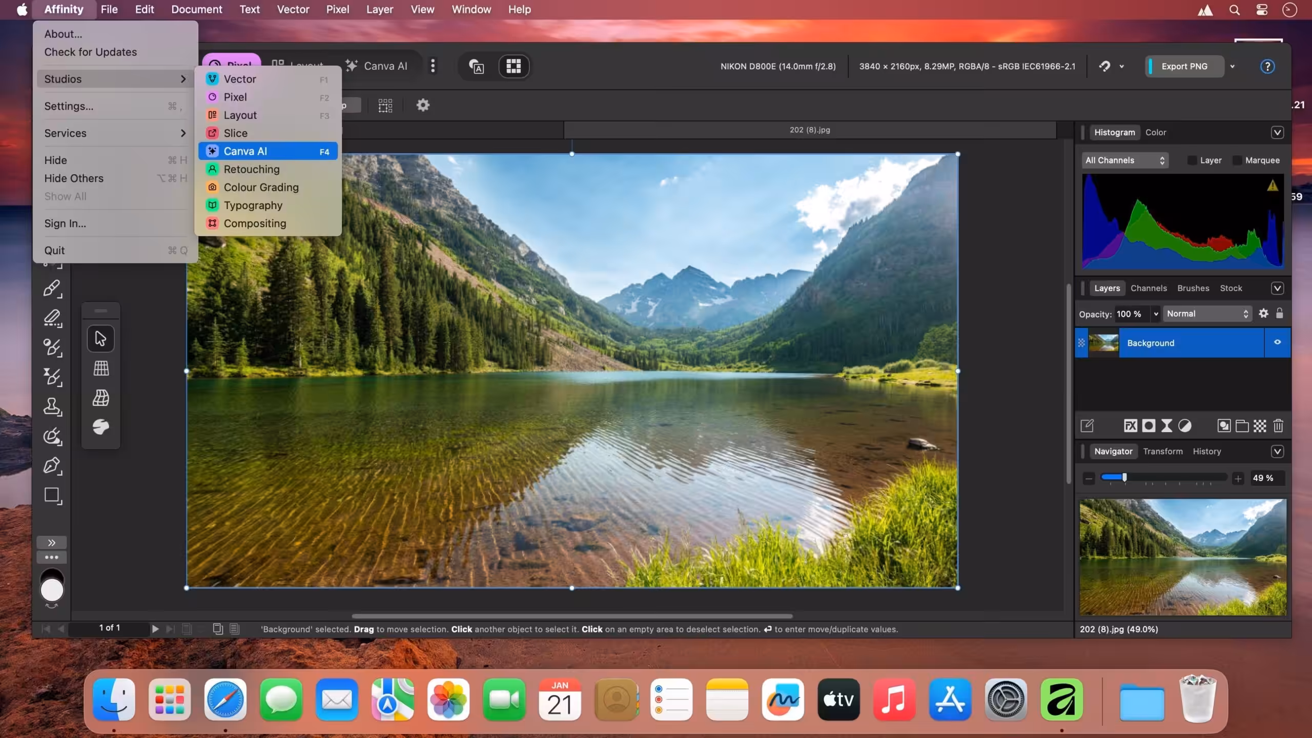 Canva Affinity macOS